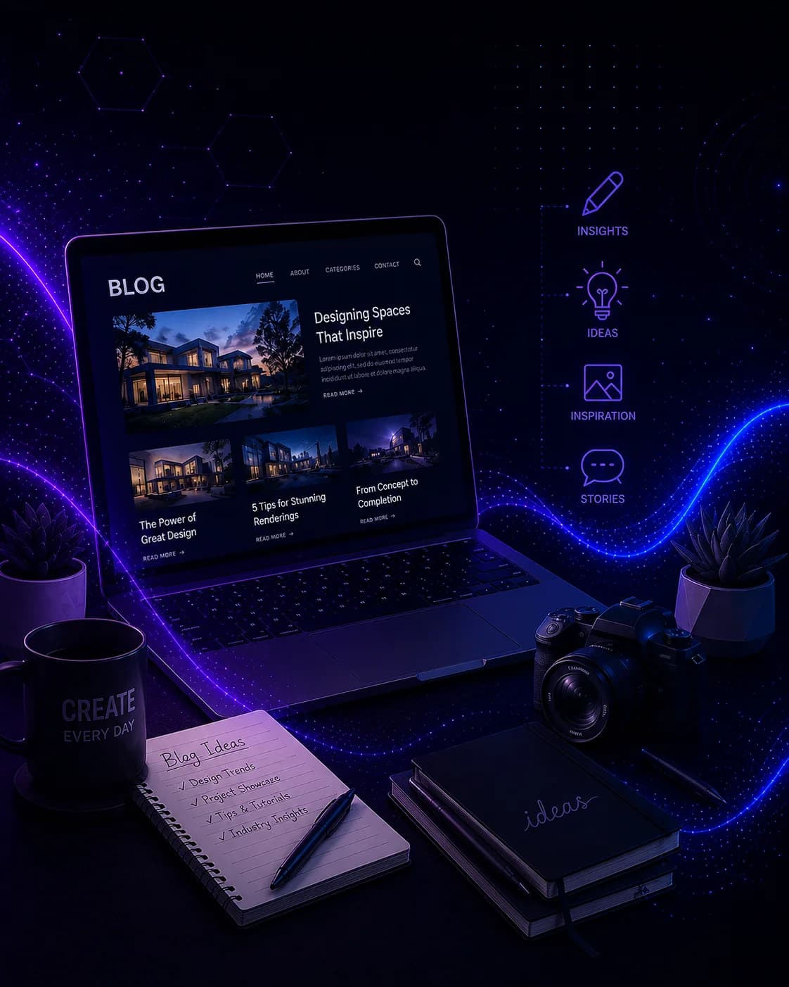 Blog hero background