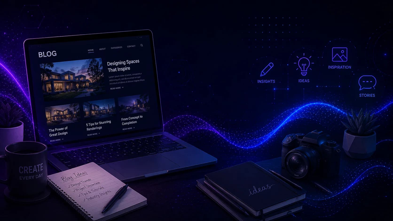 Blog hero background