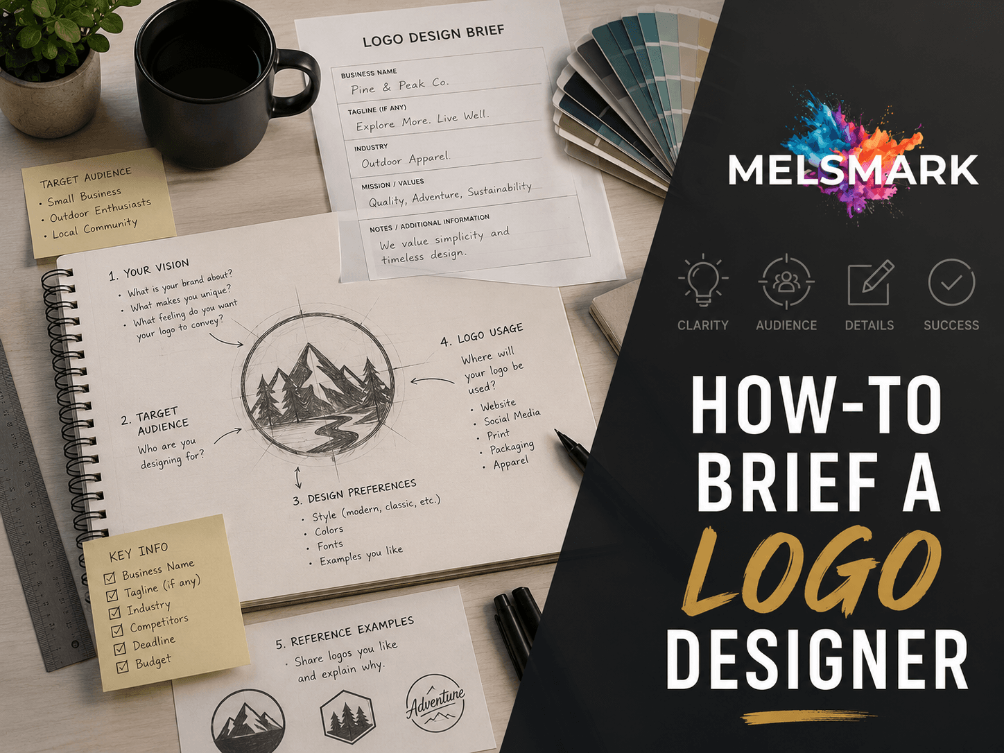 How to Brief a Logo Designer: A Simple Guide to the Logo Design Process