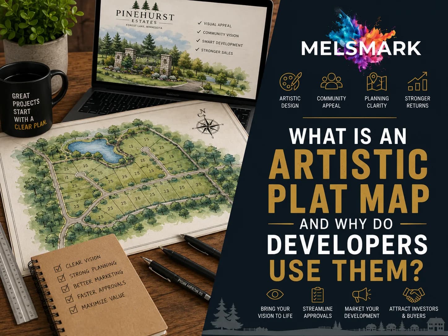 What Is an Artistic Plat Map and Why Do Developers Use Them?